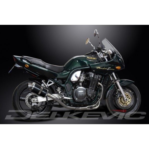 Delkevic volledig systeem Oval Carbon 225mm - GSF600 BANDIT (1995-2005)