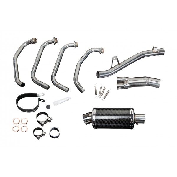 Delkevic volledig systeem Oval Carbon 225mm - GSF600 BANDIT (1995-2005)