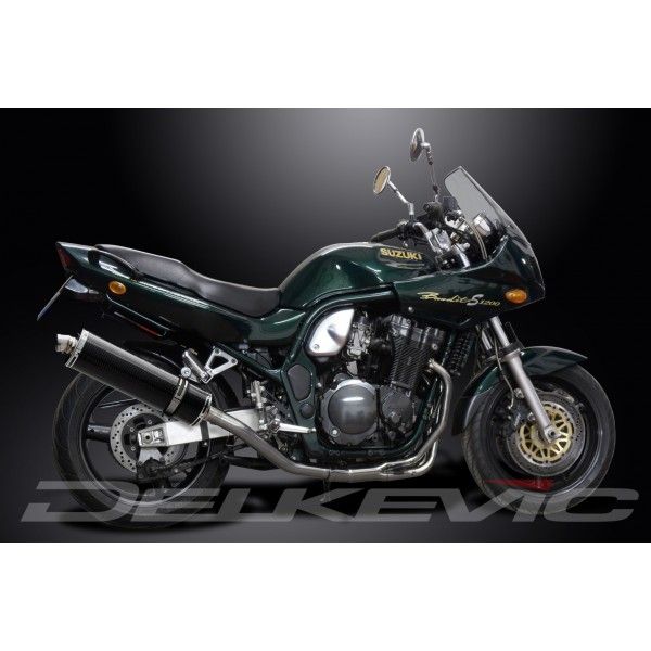 Delkevic volledig systeem Oval Carbon 450mm - GSF600 BANDIT (1995-2005)