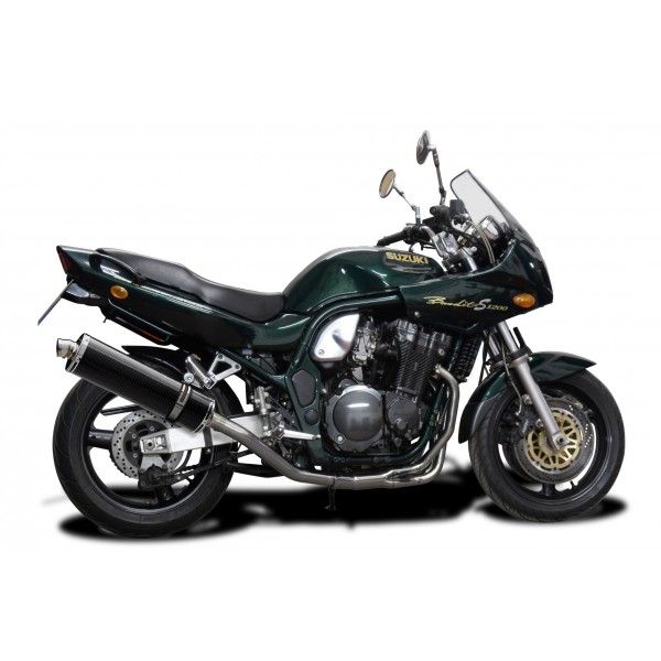 Delkevic volledig systeem Oval Carbon 450mm - GSF600 BANDIT (1995-2005)