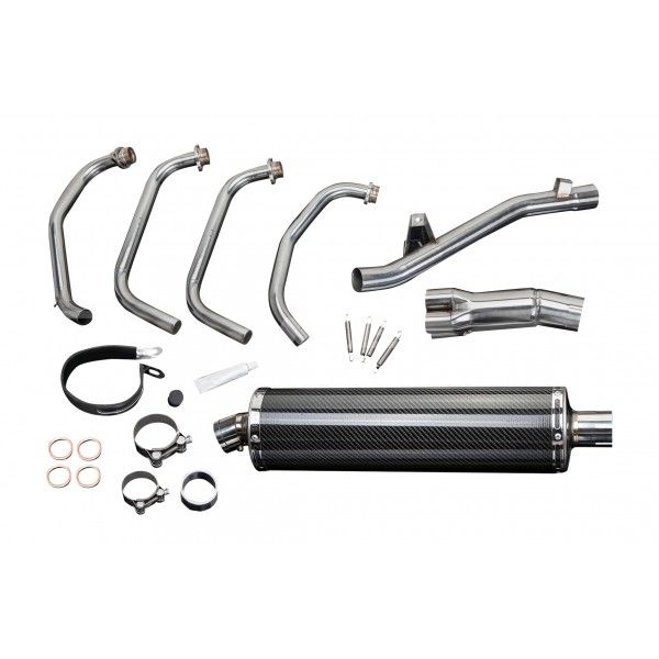 Delkevic volledig systeem Oval Carbon 450mm - GSF600 BANDIT (1995-2005)