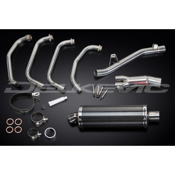 Delkevic volledig systeem Oval Carbon 350mm - GSF600 BANDIT (1995-2005)