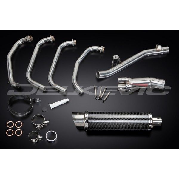 Delkevic volledig systeem Round Carbon 350mm - GSF600 BANDIT (1995-2005)