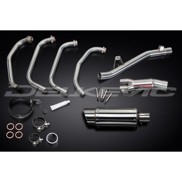 Delkevic volledig systeem Round RVS 200mm - GSF650 BANDIT (2005-2007)