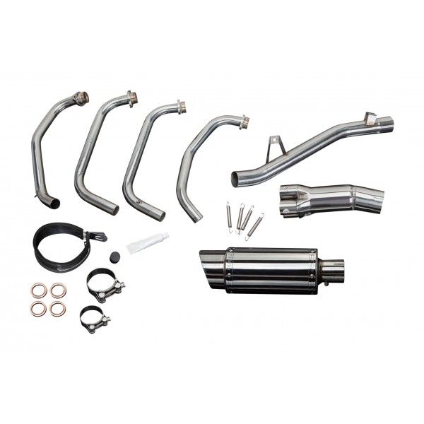 Delkevic volledig systeem Round RVS 200mm - GSF650 BANDIT (2005-2007)