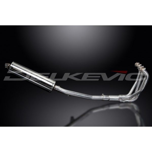 Delkevic volledig systeem Oval RVS 450mm - GSF650 BANDIT (2005-2007)