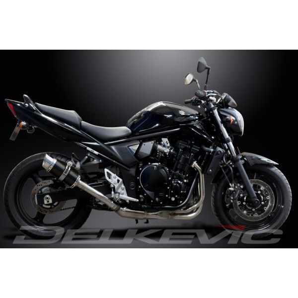 Delkevic volledig systeem Round Carbon 200mm - GSF650 BANDIT (2007-2014)