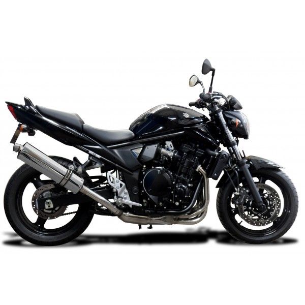 Delkevic volledig systeem Oval RVS 450mm - GSF650 BANDIT (2007-2014)