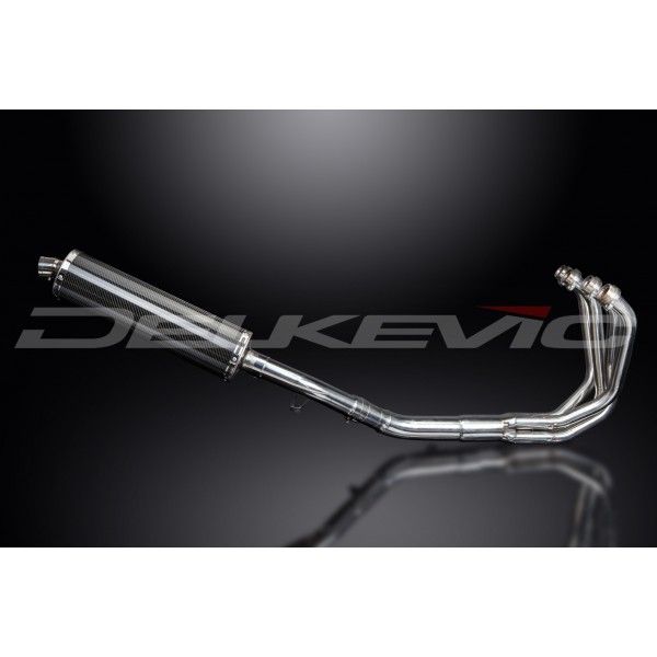 Delkevic volledig systeem Oval Carbon 450mm - GSF650 BANDIT (2007-2014)