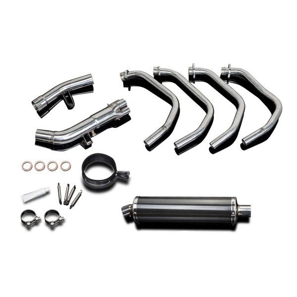 Delkevic volledig systeem Oval Carbon 450mm - GSF650 BANDIT (2007-2014)