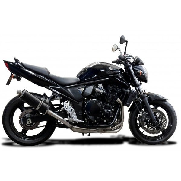 Delkevic volledig systeem Oval Carbon 350mm - GSF650 BANDIT (2007-2014)