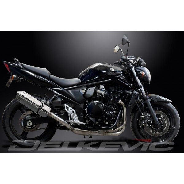 Delkevic volledig systeem Tri-Oval RVS 320mm - GSF650 BANDIT (2007-2014)