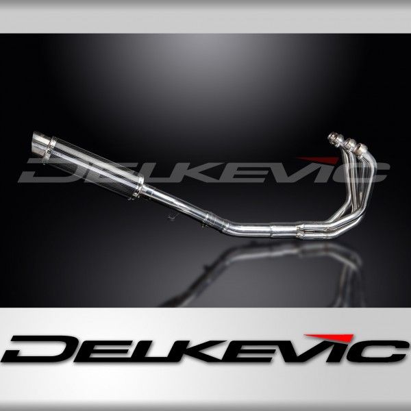 Delkevic volledig systeem Round Carbon 350mm - GSF650 BANDIT (2007-2014)