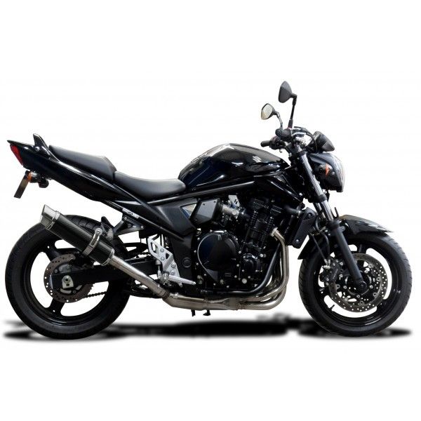 Delkevic volledig systeem Round Carbon 350mm - GSF650 BANDIT (2007-2014)