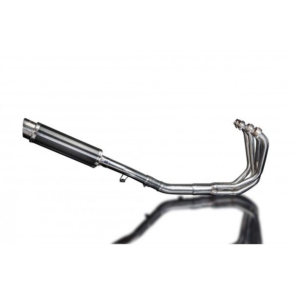 Delkevic volledig systeem Round Carbon 350mm - GSF650 BANDIT (2007-2014)