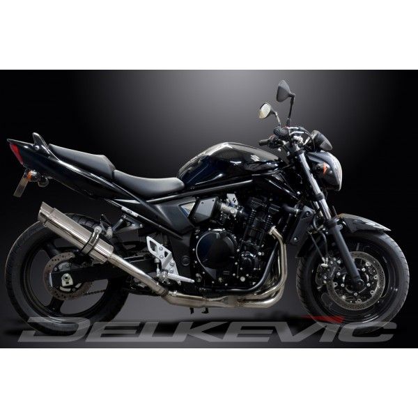 Delkevic volledig systeem Round RVS 350mm - GSF650 BANDIT (2007-2014)