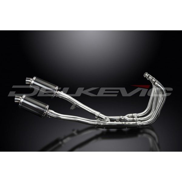 Delkevic volledig systeem Oval Carbon 225mm - GSX1400 (2001-2004)