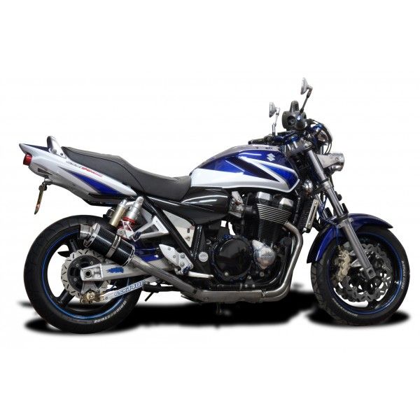 Delkevic volledig systeem Oval Carbon 225mm - GSX1400 (2001-2004)