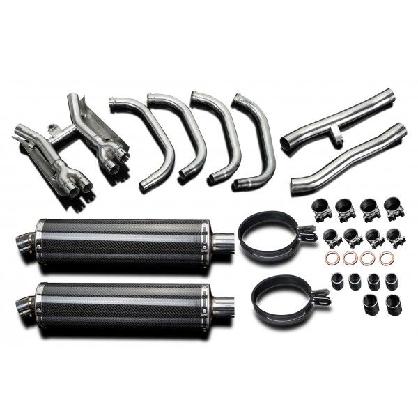 Delkevic volledig systeem Oval Carbon 450mm - GSX1400 (2001-2004)