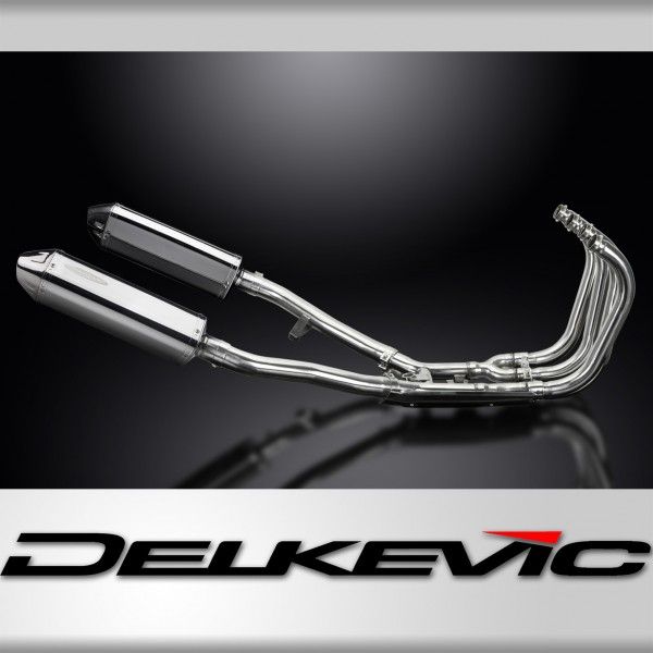 Delkevic volledig systeem Tri-Oval RVS 320mm - GSX1400 (2001-2004)