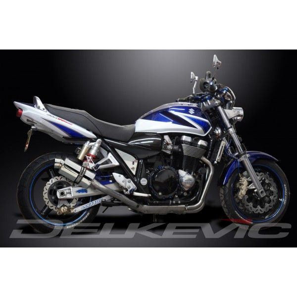 Delkevic volledig systeem Oval RVS 225mm - GSX1400 (2001-2004)