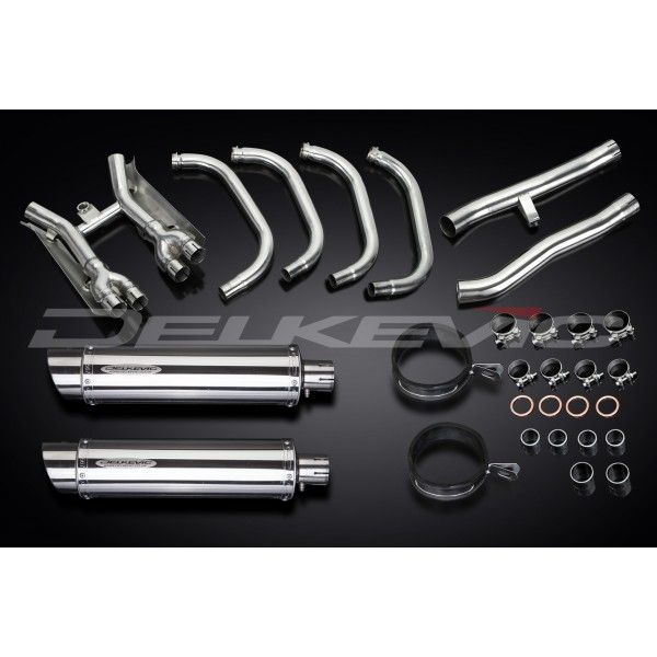 Delkevic volledig systeem Round RVS 350mm - GSX1400 (2001-2004)