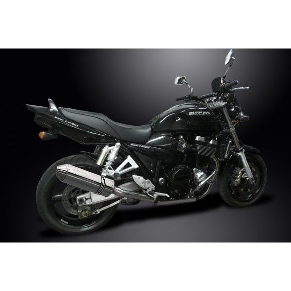 Delkevic slip-on kit Tri-Oval RVS 320mm - GSX1400 K2-K4 (2001-2004)