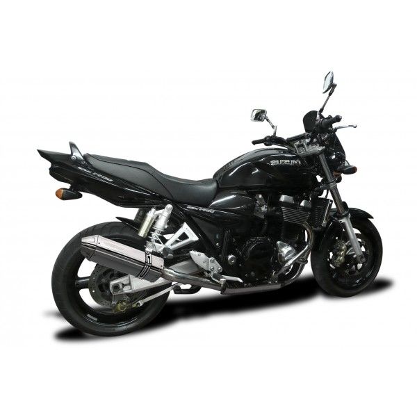 Delkevic slip-on kit Tri-Oval RVS 320mm - GSX1400 K2-K4 (2001-2004)