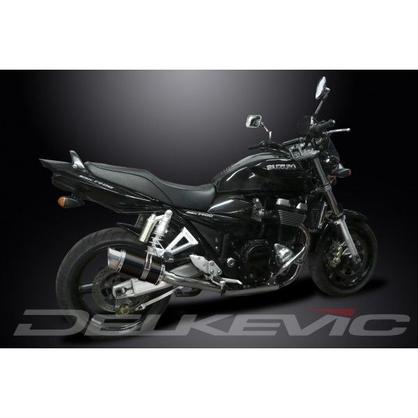 Delkevic slip-on kit Round Carbon 200mm - GSX1400 K2-K4 (2001-2004)