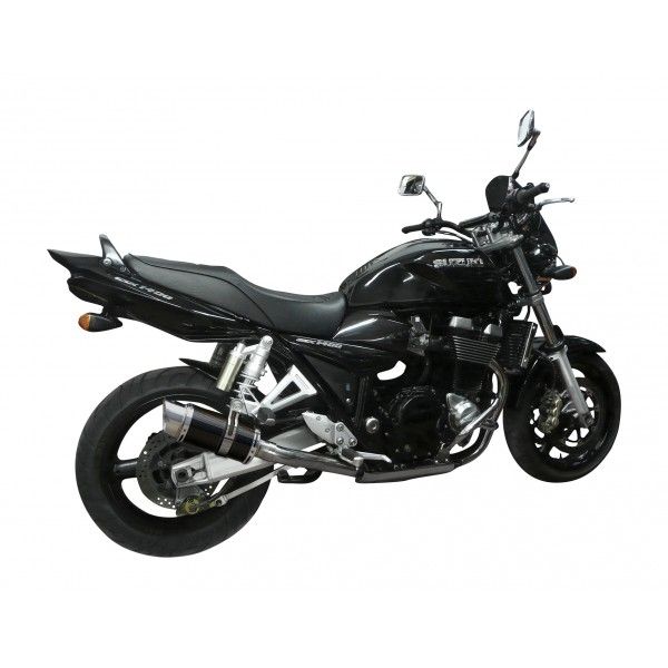 Delkevic slip-on kit Round Carbon 200mm - GSX1400 K2-K4 (2001-2004)