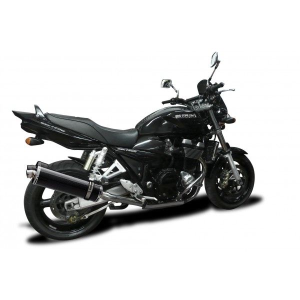 Delkevic slip-on kit Oval Carbon 450mm - GSX1400 K2-K4 (2001-2004)