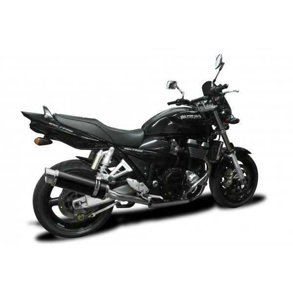 Delkevic slip-on kit Round Carbon 350mm - GSX1400 K2-K4 (2001-2004)