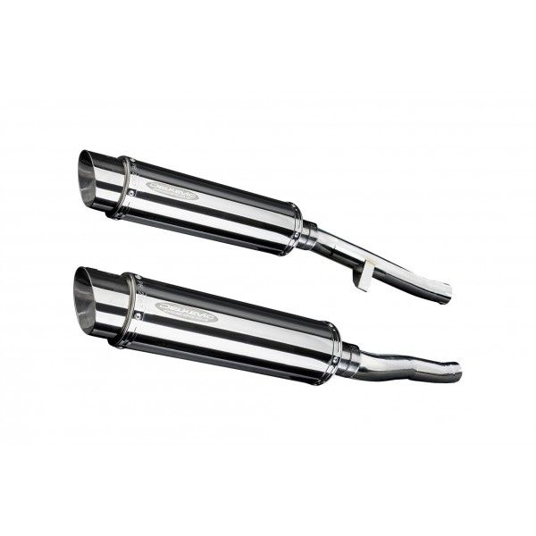 Delkevic slip-on kit Round RVS 350mm - GSX1400 K2-K4 (2001-2004)