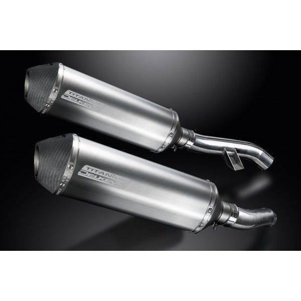 Delkevic slip-on kit X-Oval Titanium 343mm - FJR1300 (2006-2020)