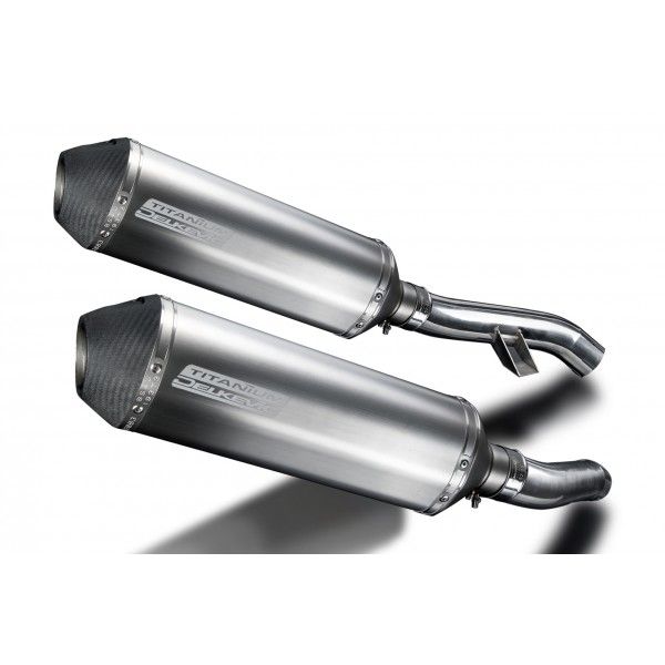 Delkevic slip-on kit X-Oval Titanium 343mm - FJR1300 (2006-2020)
