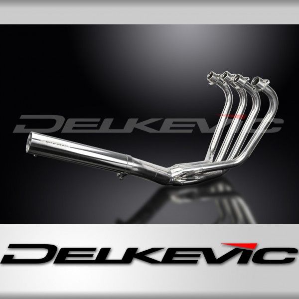 Delkevic volledig systeem Short Straight RVS 350mm - GS1100G (1982-1984)