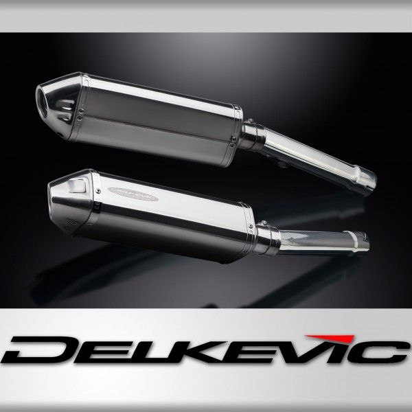 Delkevic slip-on kit Tri-Oval RVS 320mm - CBR1100XX BLACKBIRD (1996-2009)