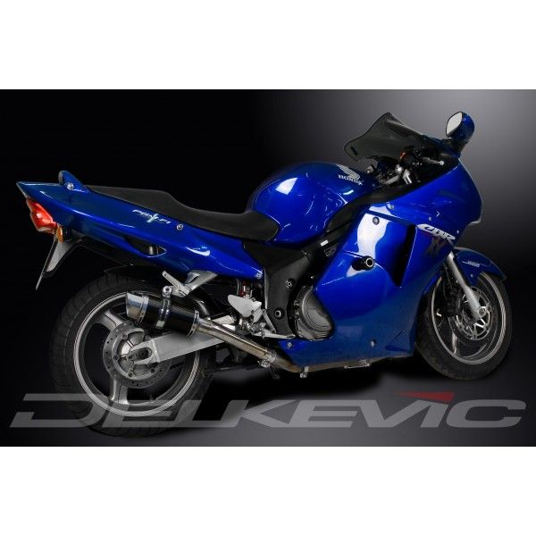 Delkevic slip-on kit Round Carbon 200mm - CBR1100XX BLACKBIRD (1996-2009)