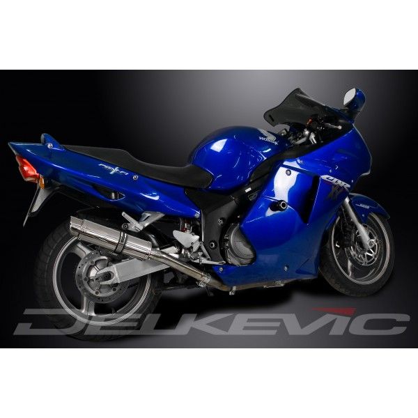 Delkevic slip-on kit Round RVS 350mm - CBR1100XX BLACKBIRD (1996-2009)