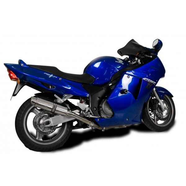 Delkevic slip-on kit Round RVS 350mm - CBR1100XX BLACKBIRD (1996-2009)