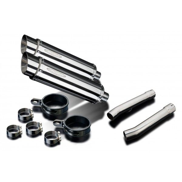 Delkevic slip-on kit Round RVS 350mm - CBR1100XX BLACKBIRD (1996-2009)
