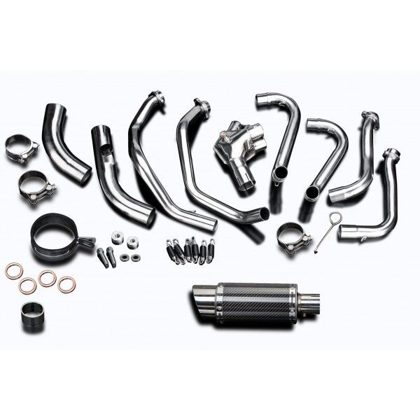 Delkevic volledig systeem Round Carbon 200mm - VFR800F 14-19 VFR800X 15-6