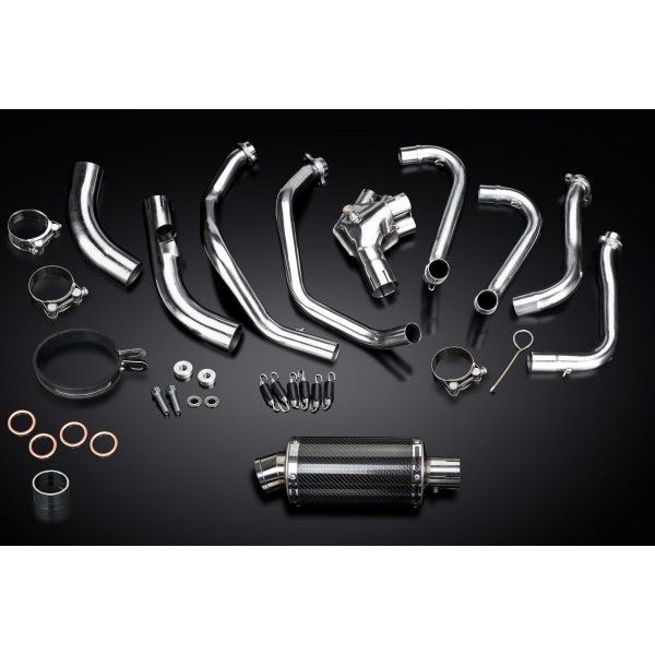 Delkevic volledig systeem Oval Carbon 225mm - VFR800F 14-19 VFR800X 15-8