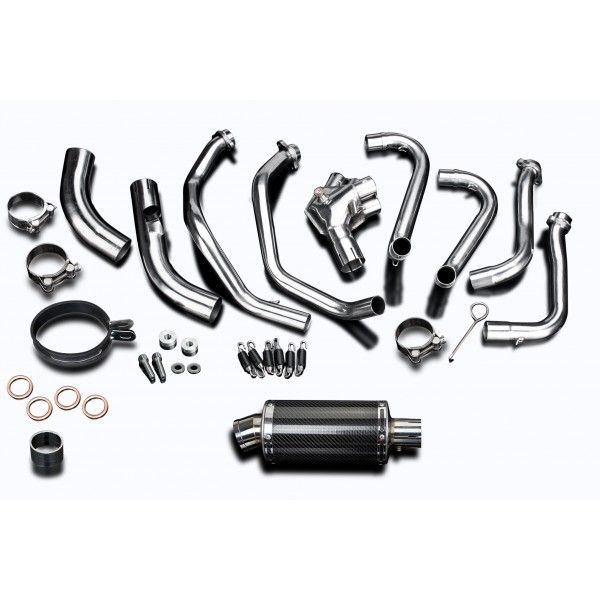 Delkevic volledig systeem Oval Carbon 225mm - VFR800F 14-19 VFR800X 15-8