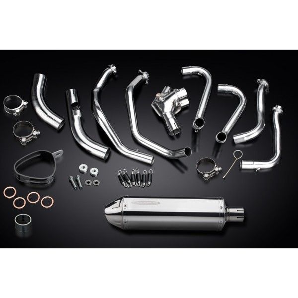 Delkevic volledig systeem Tri-Oval RVS 320mm - VFR800F 14-19 VFR800X 15-15