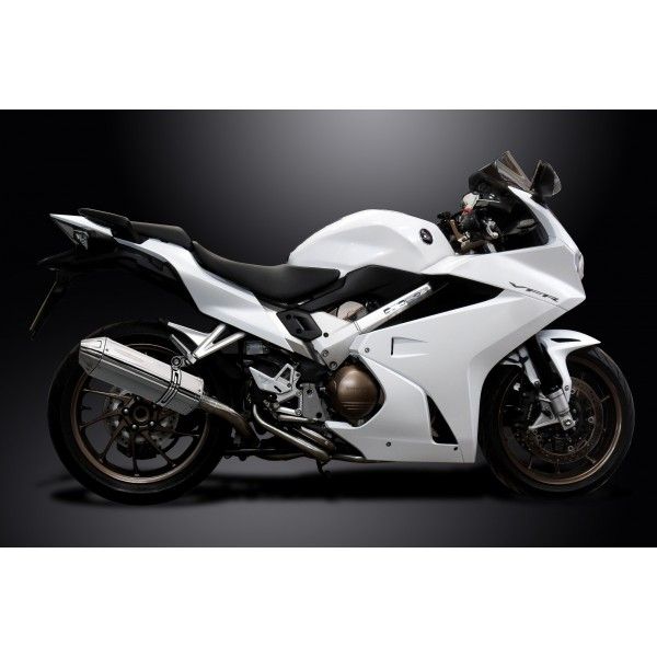 Delkevic volledig systeem Tri-Oval RVS 320mm - VFR800F 14-19 VFR800X 15-15