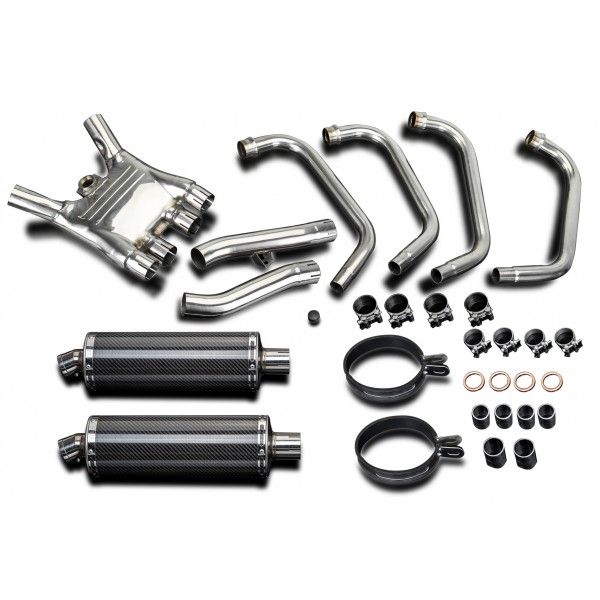 Delkevic volledig systeem Oval Carbon 350mm - FJ1200 (1TX) (1986-1987)