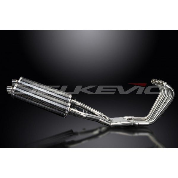 Delkevic volledig systeem Oval Carbon 450mm - FJ1200 (1TX) (1986-1987)