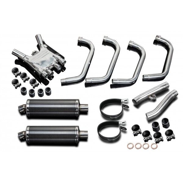 Delkevic volledig systeem Oval Carbon 350mm - FJ1200 (3CV) (1988-1990)