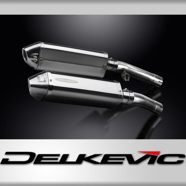 Delkevic slip-on kit Tri-Oval RVS 320mm - FJ1100/1200 (1984-1987)